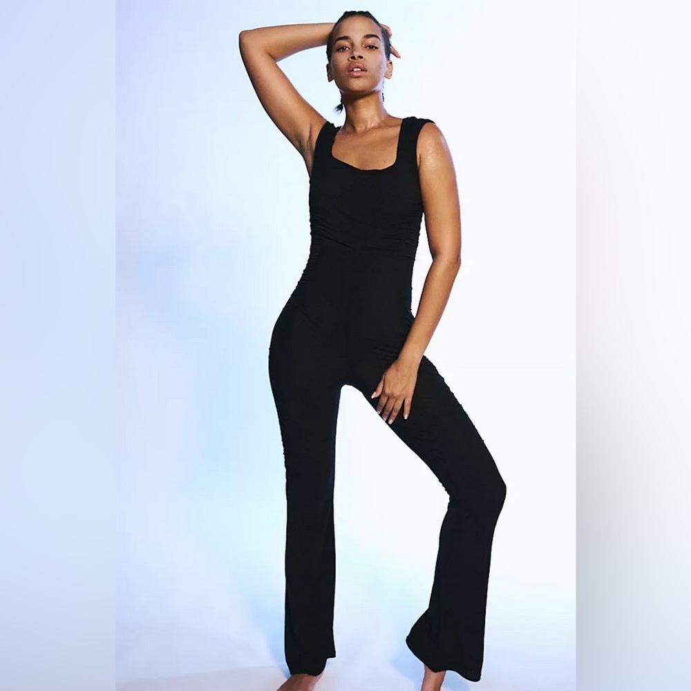 NWT Free People‎ Movement Pirouette Jumpsuit Black Size Extra Small